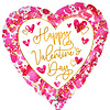 Anagram Folieballon Heartful Valentine's Day
