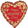 Anagram Folieballon Jumbo Golden Happy Valentine's Day