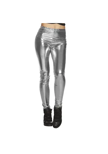 Disco Legging Zilver 