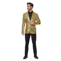 thumb-Suitmeister Men's Blazer - Sequins Gold-2