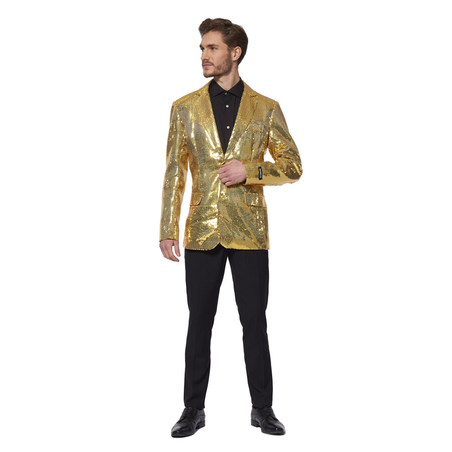 Suitmeister Men's Blazer - Sequins Gold-2