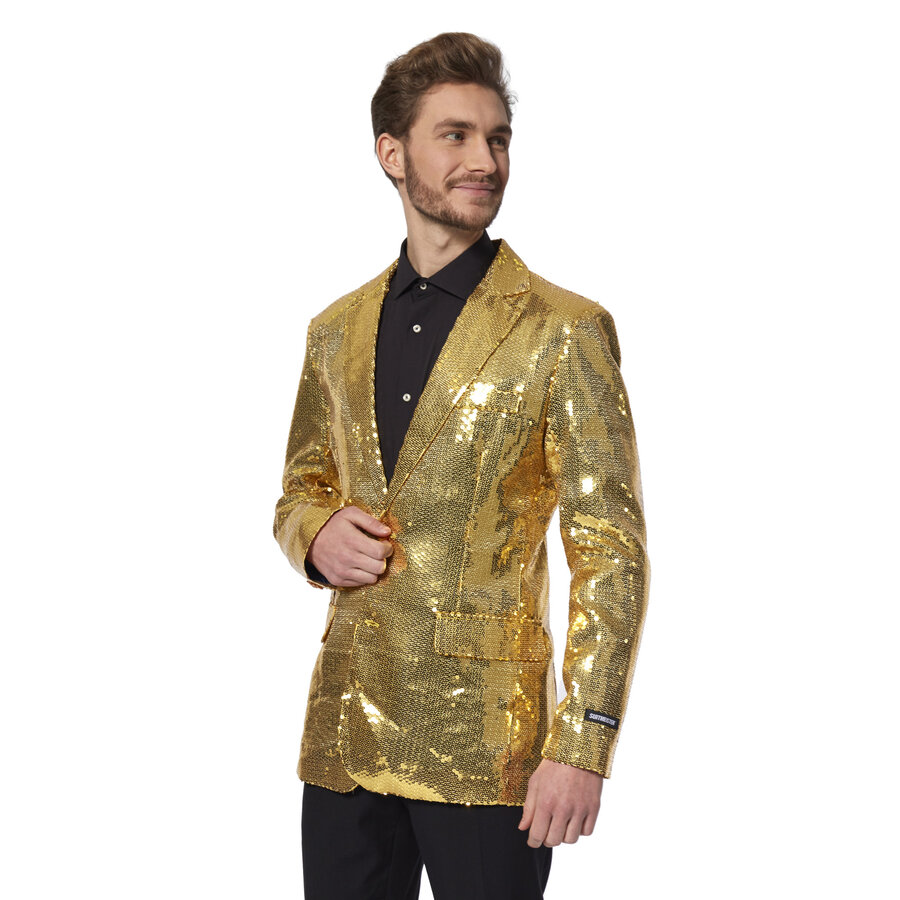 Suitmeister Men's Blazer - Sequins Gold-1