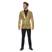 thumb-Suitmeister Men's Blazer - Sequins Gold-4