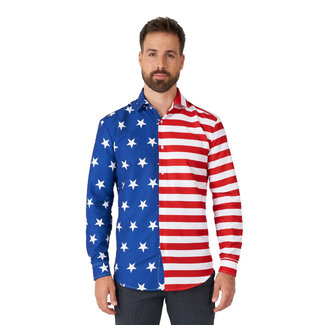 Suitmeister Suitmeister Men's Shirt USA Flag
