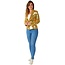 Suitmeister Women's Blazer Sequins Gold