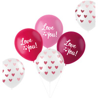 thumb-Ballonnen Love You - 6 stuks-3