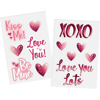 thumb-Raamstickers - Ombre Love - 12 stuks-1