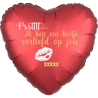 Anagram Folieballon Psstttt.. Ik ben een beetje verliefd op jou