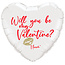 Anagram Folieballon Will You Be My Valentine?