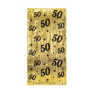 Paperdreams Classy Party Curtain - 50 Jaar