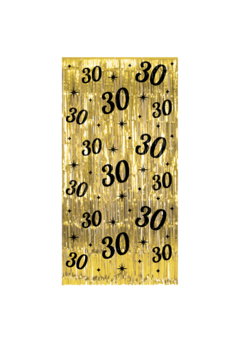 Classy Party Curtain - 30 Jaar 