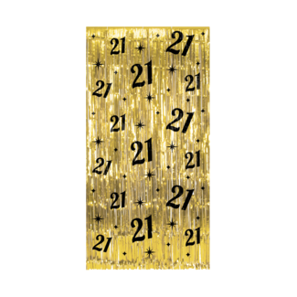 Paperdreams Classy Party Curtain - 21 Jaar