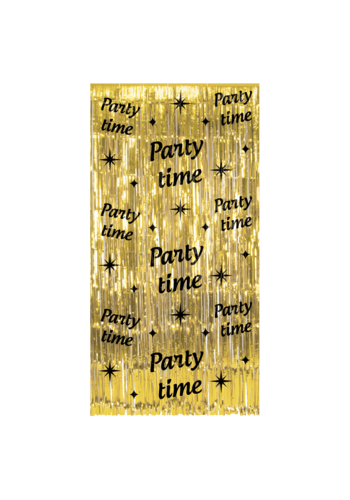 Classy Party Curtain - Party Time - 1x2 mtr 