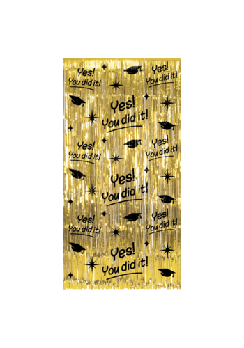 Classy Party Curtain - You did it - 1x2 mtr 