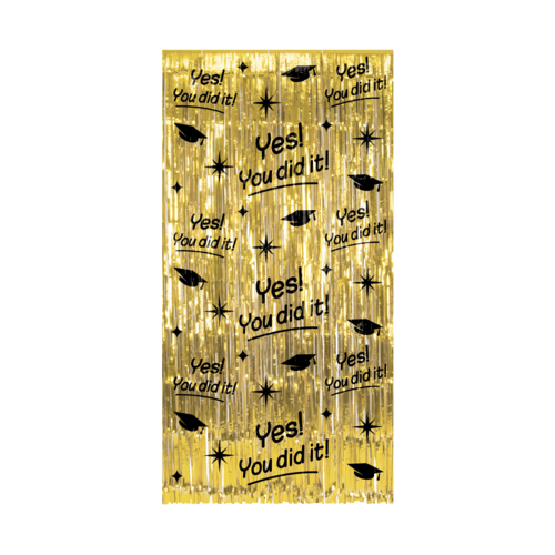 Classy Party Curtain - You did it 