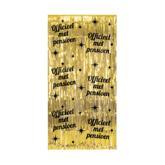 Paperdreams Classy Party Curtain - Pensioen