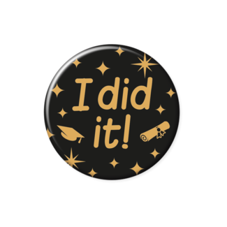 Paperdreams Classy Party Button - I did it