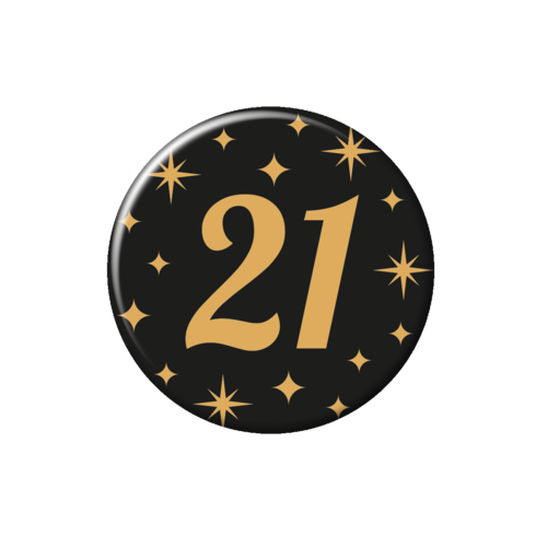 Classy Party Button - 21 