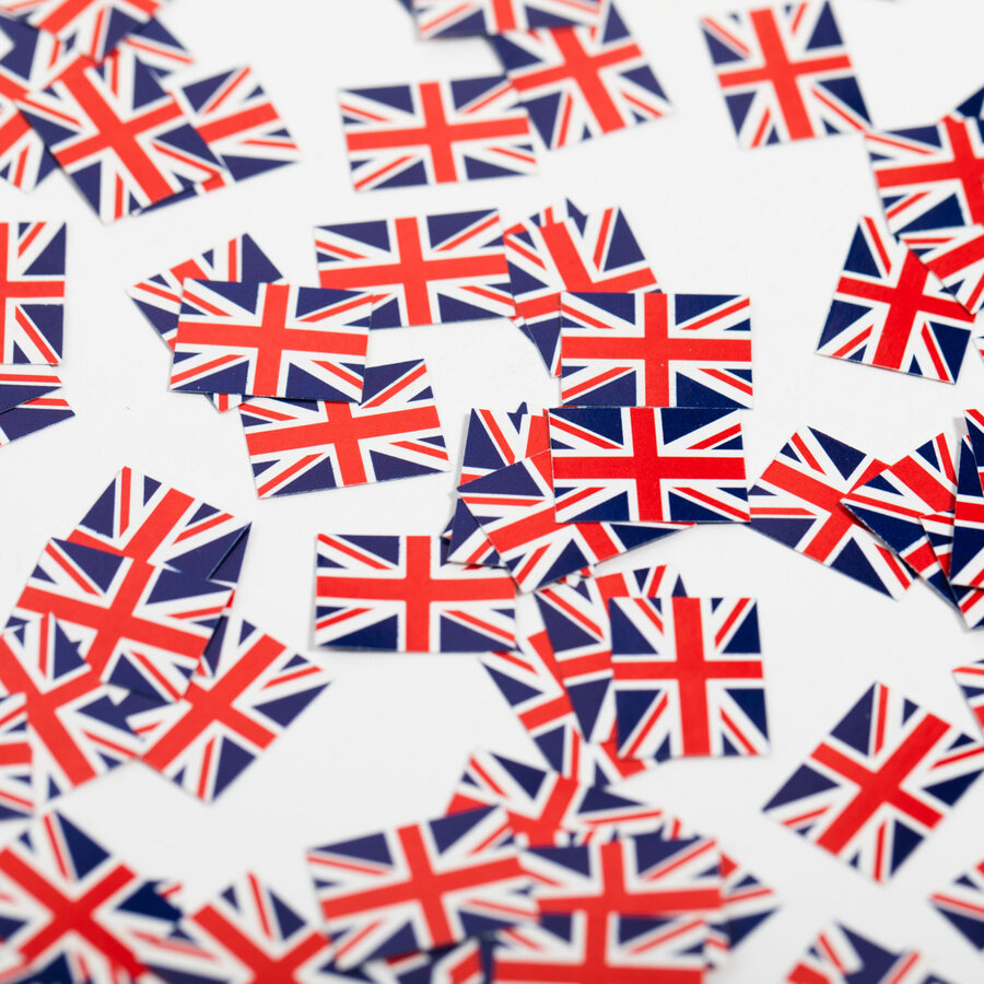 Tafelconfetti Engelse Vlag - 150 stuks-1