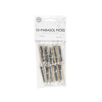 thumb-Prikkers Parasol Metallic Zilver - 10 stuks-2