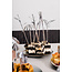 Globos Prikkertjes Folie Zilver - 24cm - 10st
