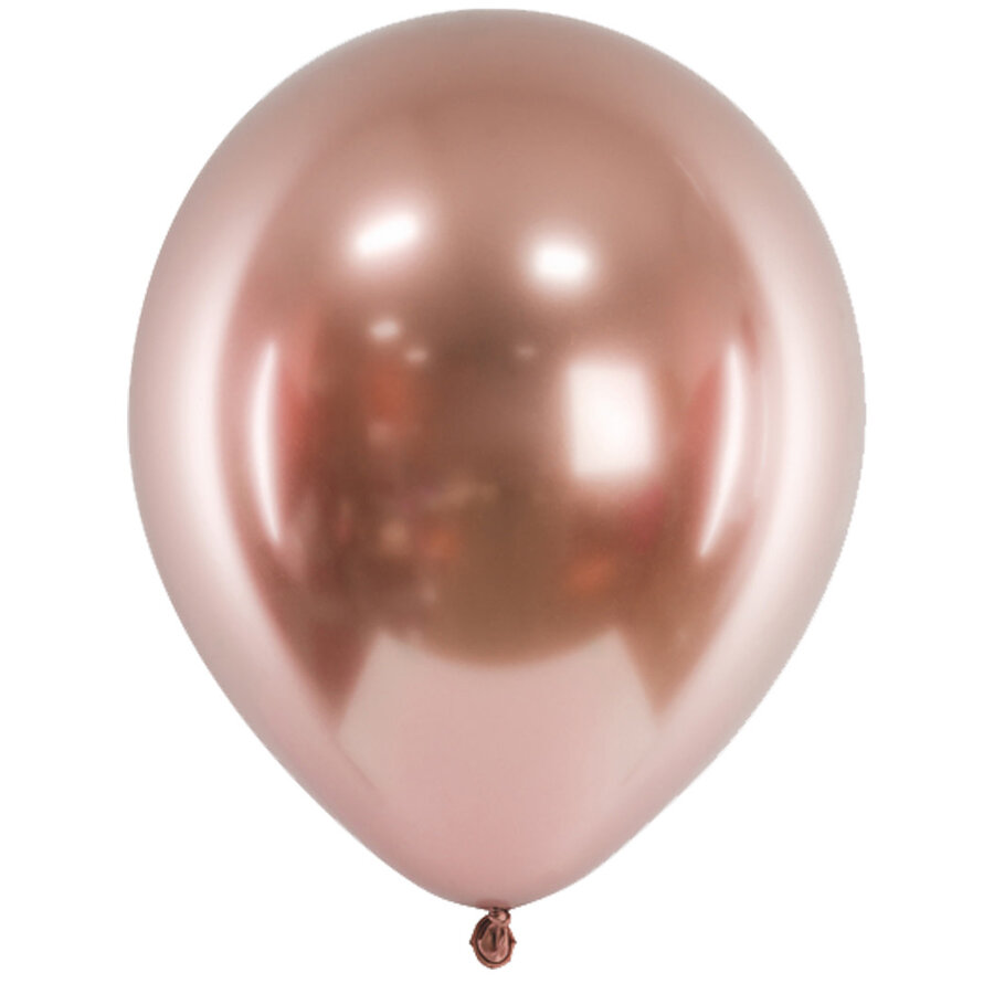 Ballonnen Metal Shine Rosé Gold-1