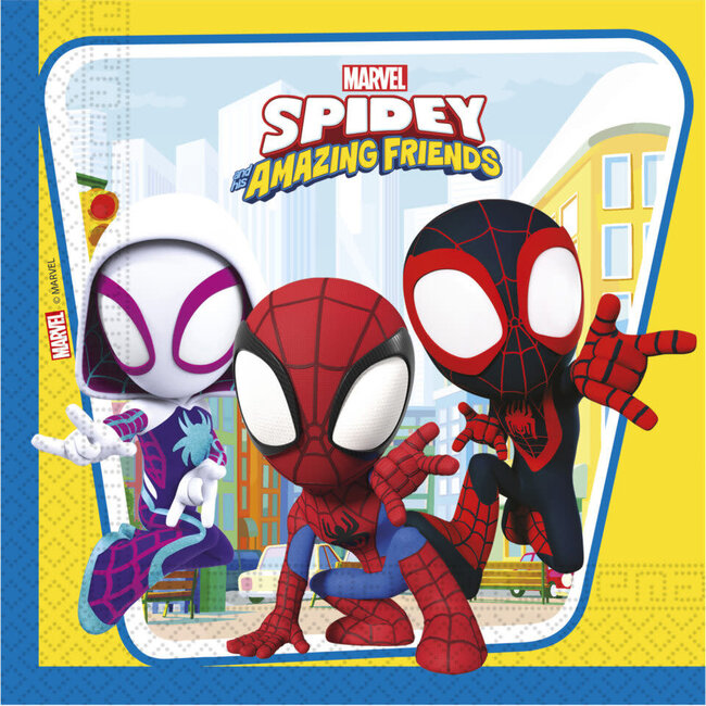 Spidey & His Amazing Friends Servetten - 20 stuks - 33x33cm