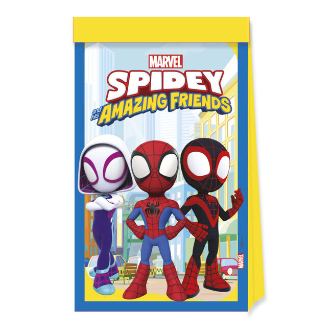 Spidey & His Amazing Friends Party Bags - 4st - 33.5x19cm