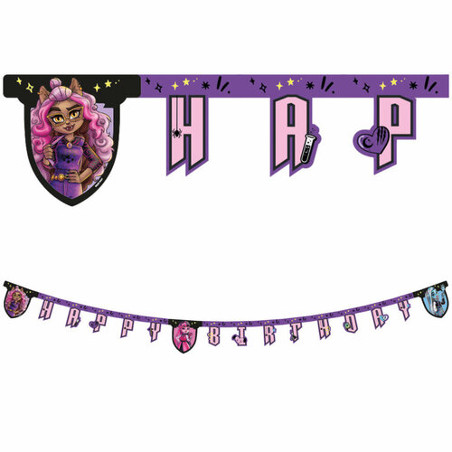 Monster High Letterbanner 