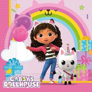 Globos Gabby’s Dollhouse Servetten