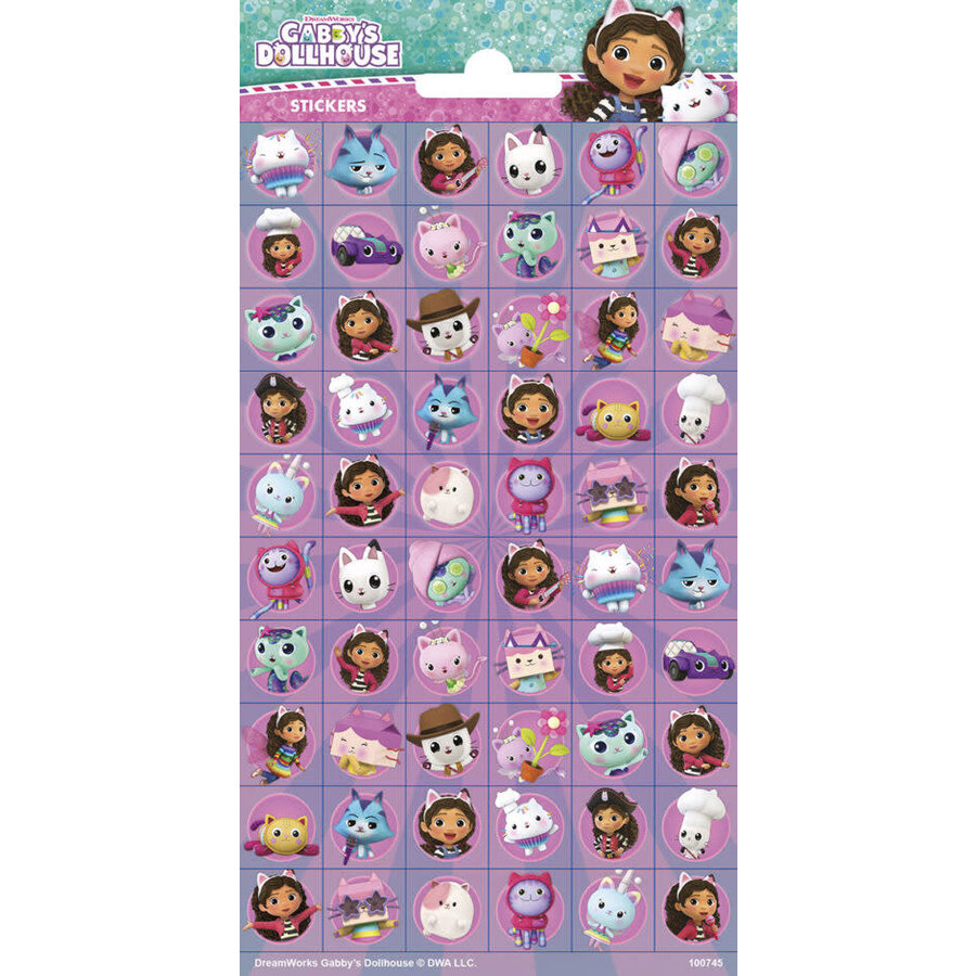 Gabby’s Dollhouse Stickers-1