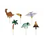 Taarttoppers Dinosaurussen - 6st - 8-12 cm