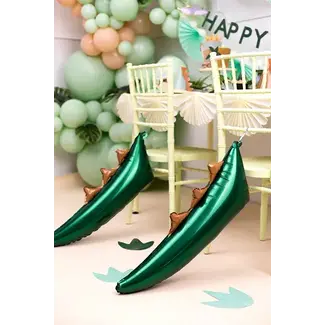 PartyDeco Folieballon Dinosaurus Staart