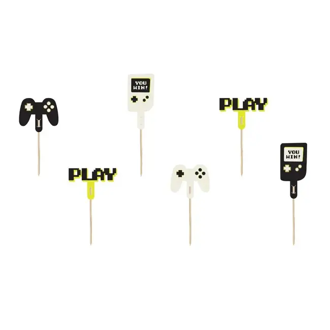 Cupcake toppers Gaming Level Up