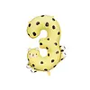 PartyDeco Folieballon Cijfer 3 - Cheetah - 68x98cm