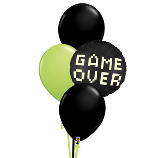 PartyDeco Game Over Birthday Set