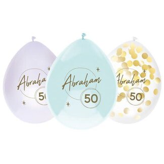 Haza-Witbaard Abraham 50 Ballonnen - 6st - 30cm