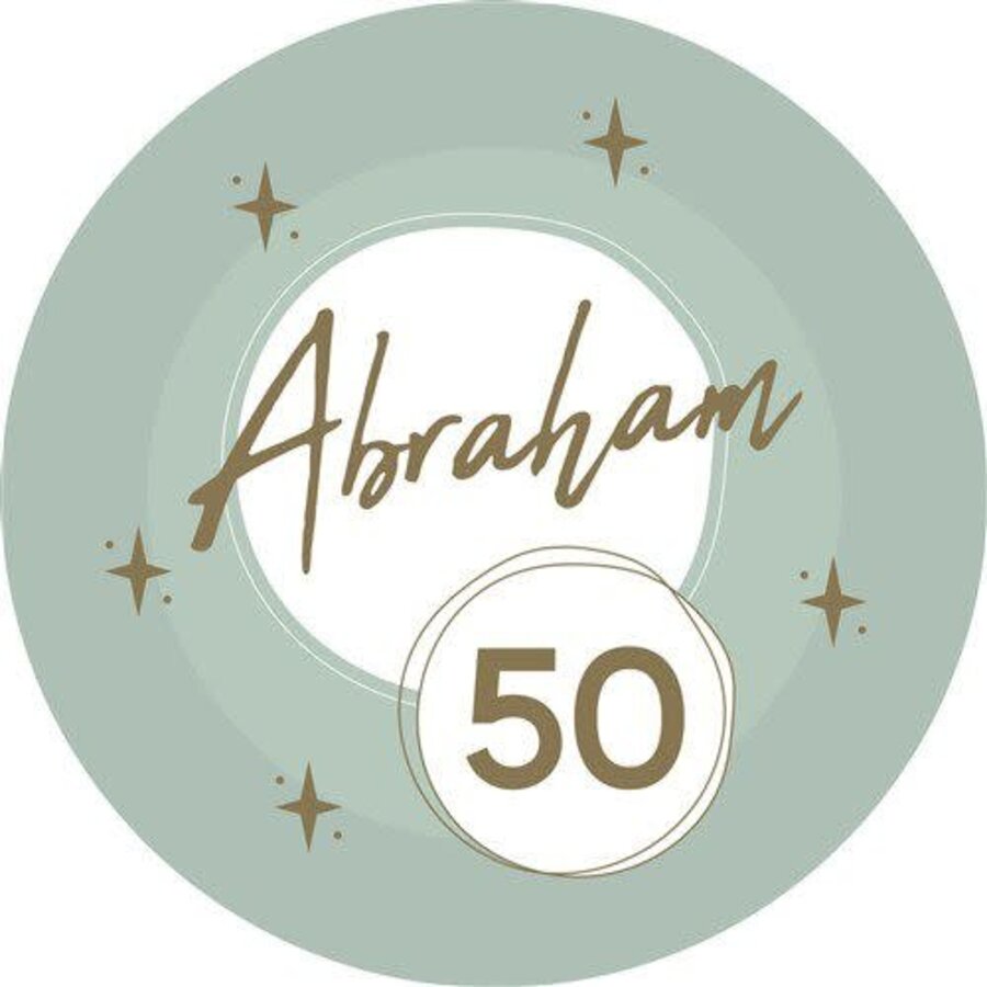 Bordjes Abraham 50-1