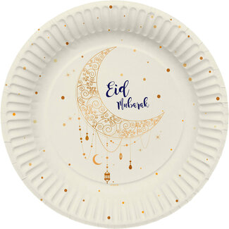 Folat Borden "Eid Mubarak" - 8st -23cm