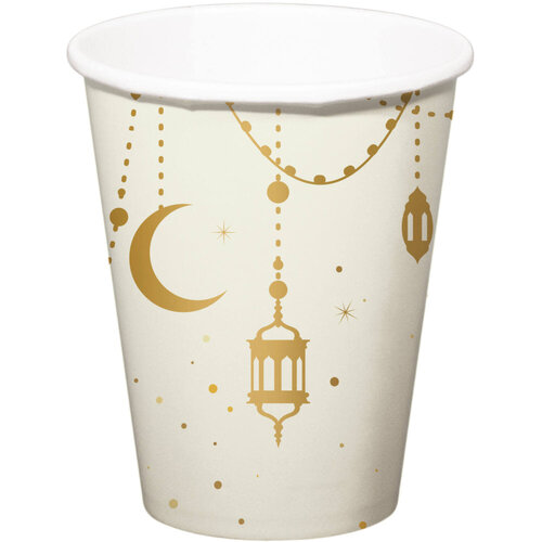 Bekertjes "Eid Mubarak" - 8 st -250ml 