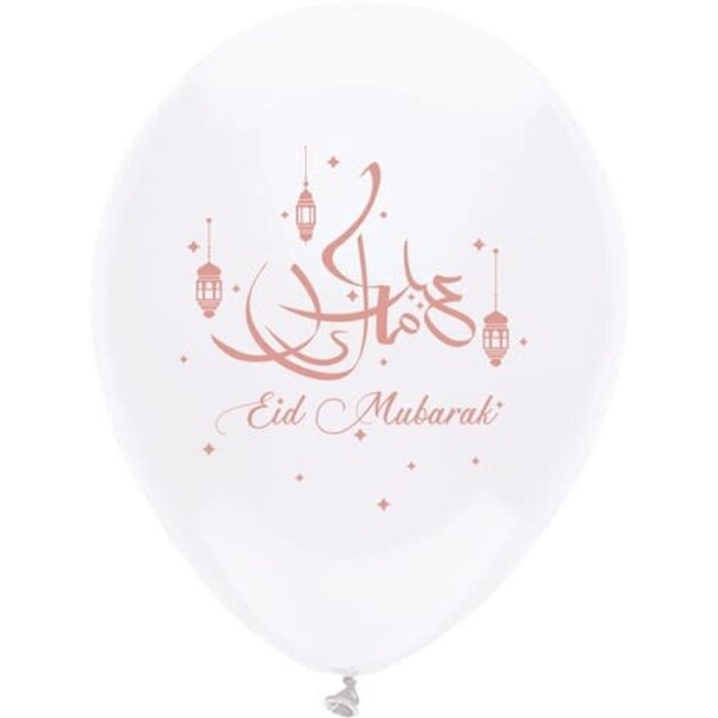 Ballonnen "Eid Mubarak" Rose Goud