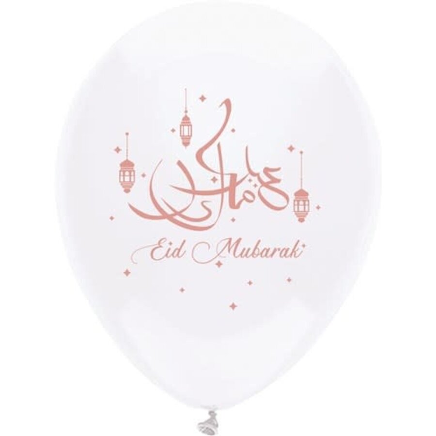 Ballonnen "Eid Mubarak" Rose Goud-1