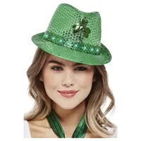 St. Patrick's Day Hoed met LED