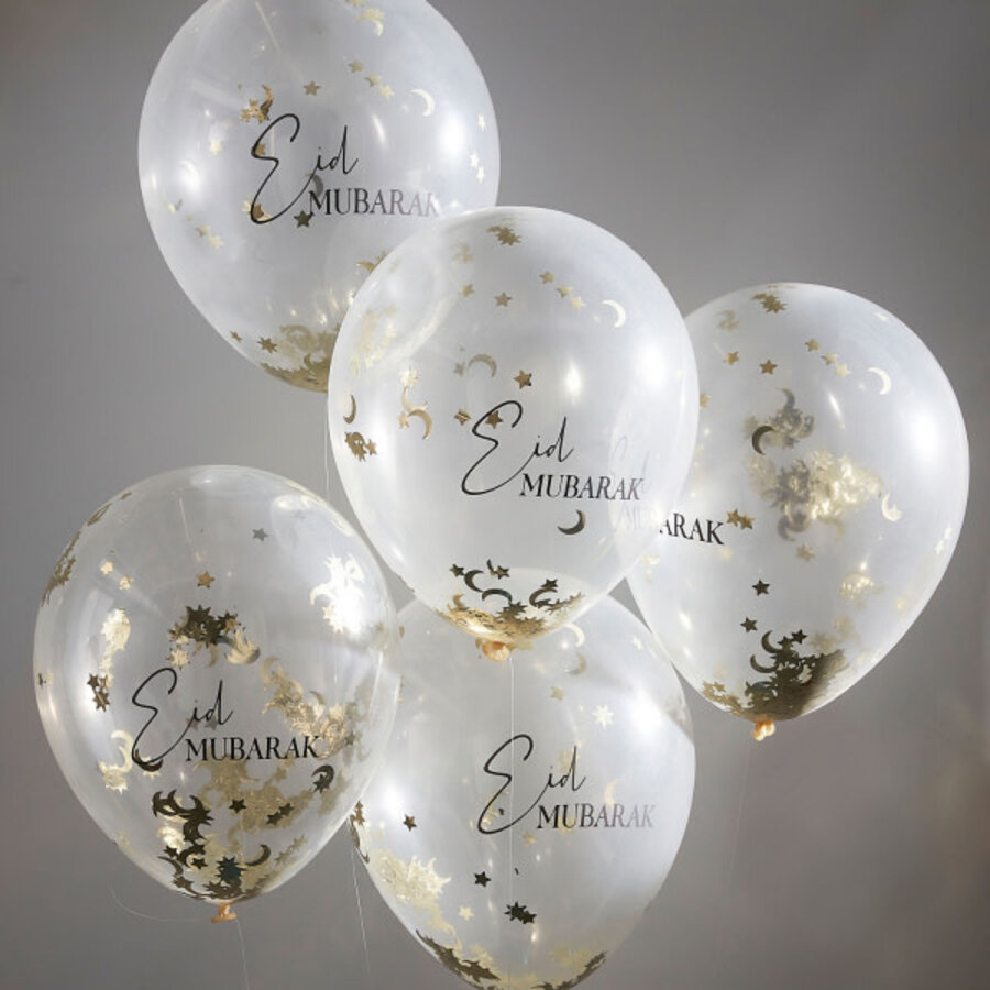 Ballonnen Eid Mubarak Confetti-1