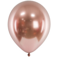 Heliumballon Rosé Gold Chrome (28cm)