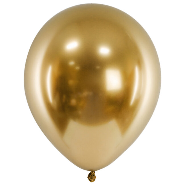 Helium Ballon Gold Chrome (28cm)