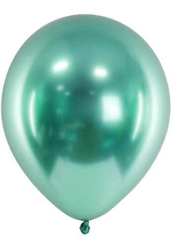 Heliumballon Green Chrome (28cm) 