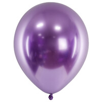 Heliumballon Purple Chrome (28cm)