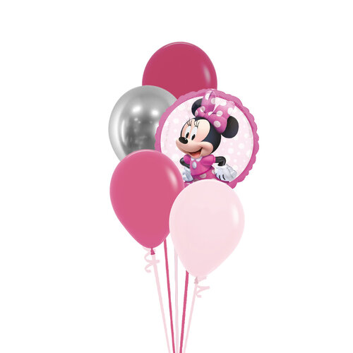 Minnie Mouse Forever - tros van 5 ballonnen 