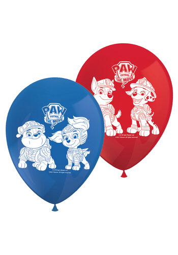 Paw Patrol Latex Ballonnen - 8 st - 30 cm 